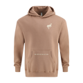 Ford Bronco Logo Beige Oversized Hoodie