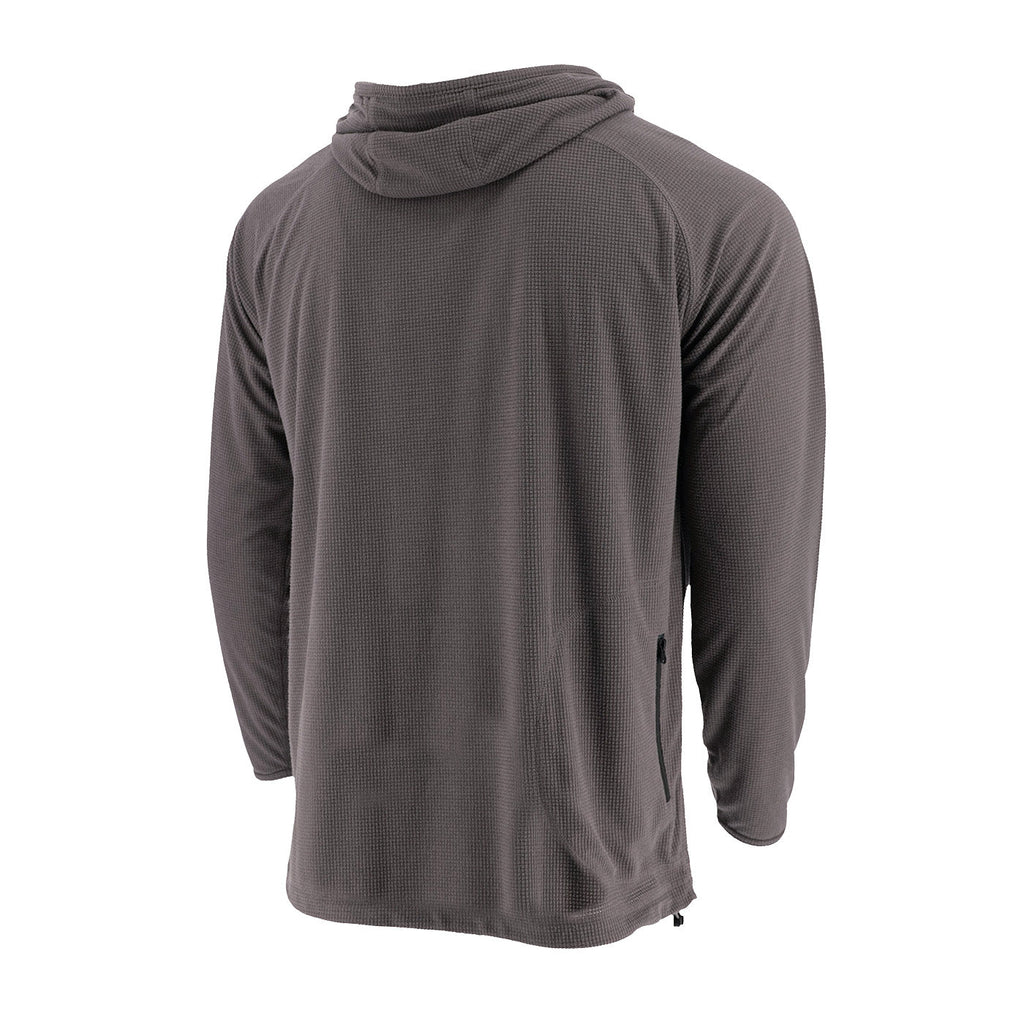 Ford Bronco Mens Gray Grided Fleece Hoodie