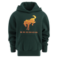 Ford Bronco Youth Forest Green Fleece Hoodie