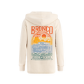 Ford Bronco Womens Ombre Built Wild Graphic Vintage Wash Hoodie