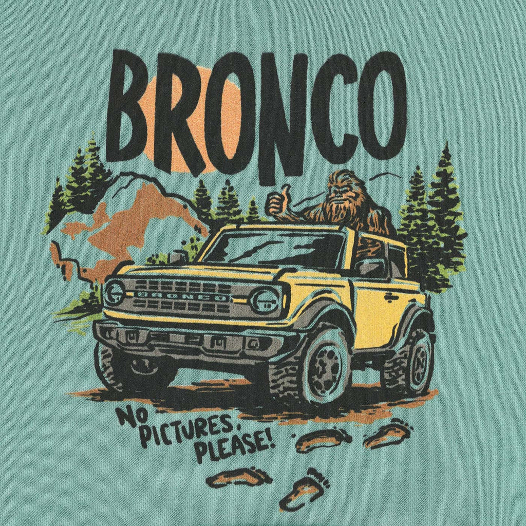 Ford Bronco Sasquatch No Pictures Please Youth Hoodie